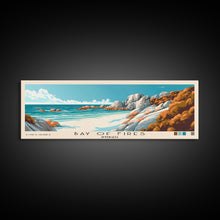 Load image into Gallery viewer, Bay of Fires, Australia Panoramic Print, Vacation Gift, Australia Wall Art, Beach Painting, Beach Decor, Large Wall Art, Wood Frame Art