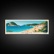 Load image into Gallery viewer, Beidaihe, China Panoramic Beach Print, Vacation Gift, China Wall Art, Beach Painting, Beach Decor, Beach Painting