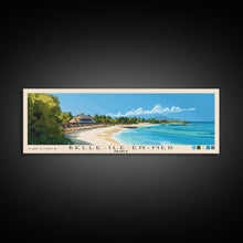 Load image into Gallery viewer, Belle-Île-en-Mer, France Panoramic Print, Vacation Gift, France Wall Art, Beach Painting, Beach Decor, Beach Or Lakehouse Art