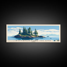 Load image into Gallery viewer, Bonaventure Island, Canada Panoramic Print, Vacation Gift, Canada Wall Art, Vacation Wall Art, Vacatation Memories, Beach Decor, Beach Or Lakehouse Art