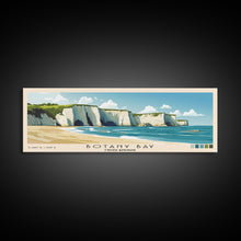 Load image into Gallery viewer, Botany Bay, United Kingdom Panoramic Print, Vacation Gift, United Kingdom Wall Art, Beach Painting, Beach Decor, Beach Or Lakehouse Art