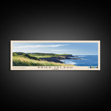 Load image into Gallery viewer, Brier Island, Canada Panoramic Beach Print, Vacation Gift, Canada Wall Art, Beach Painting, Beach Decor, Beach Painting