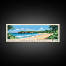 Carregar imagem no visualizador da galeria, Burwood Beach, Jamaica Panoramic Beach Print, Vacation Gift, Jamaica Wall Art, Beach Painting, Beach Decor, Beach Painting