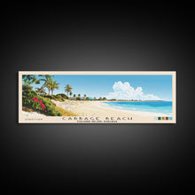 Carregar imagem no visualizador da galeria, Cabbage Beach, Paradise Island, Bahamas Panoramic Print, Vacation Gift, Paradise Island, Bahamas Wall Art, Beach Painting, Beach Decor, Large Wall Art, Wood Frame Art
