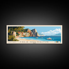 Carregar imagem no visualizador da galeria, Cala Goloritzé, Italy Panoramic Print, Vacation Gift, Italy Wall Art, Vacation Wall Art, Vacatation Memories, Beach Decor, Beach Or Lakehouse Art