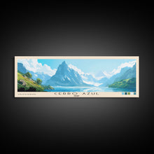 Cargar imagen en el visor de la galería, Cerro Azul, Peru Panoramic Print, Vacation Gift, Peru Wall Art, Beach Painting, Beach Decor, Large Wall Art, Wood Frame Art