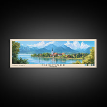Cargar imagen en el visor de la galería, Chiemsee, Germany Panoramic Print, Vacation Gift, Germany Wall Art, Beach Painting, Beach Decor, Beach Or Lakehouse Art
