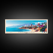 Cargar imagen en el visor de la galería, Chorrillos, Chile Panoramic Print, Vacation Gift, Chile Wall Art, Vacation Wall Art, Vacatation Memories, Beach Decor, Beach Or Lakehouse Art