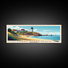 Cargar imagen en el visor de la galería, Coast Guard Beach, Massachusetts Panoramic Print, Vacation Gift, Massachusetts Wall Art, Vacation Wall Art, Vacatation Memories, Beach Decor, Beach Or Lakehouse Art