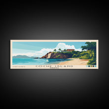 Load image into Gallery viewer, Coche Island, Venezuela Panoramic Print, Vacation Gift, Venezuela Wall Art, Beach Painting, Beach Decor, Beach Or Lakehouse Art