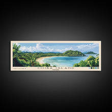 Cargar imagen en el visor de la galería, Coiba Island, Panamá Panoramic Beach Print, Vacation Gift, Panamá Wall Art, Beach Painting, Beach Decor, Beach Painting
