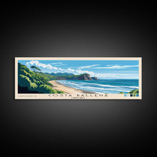 Cargar imagen en el visor de la galería, Costa Ballena, Costa Rica Panoramic Beach Print, Vacation Gift, Costa Rica Wall Art, Framed Canvas Print, Framed Beach Painting