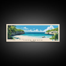 Load image into Gallery viewer, Cove Beach, Bahamas Panoramic Print, Vacation Gift, Bahamas Wall Art, Vacation Wall Art, Vacatation Memories, Beach Decor, Beach Or Lakehouse Art