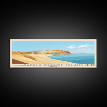 Carregar imagem no visualizador da galeria, Dakhla dragon island, Morocco Panoramic Print, Vacation Gift, Morocco Wall Art, Beach Painting, Beach Decor, Beach Or Lakehouse Art