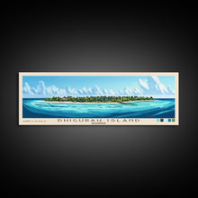 Load image into Gallery viewer, Dhigurah Island, Maldives Panoramic Beach Print, Vacation Gift, Maldives Wall Art, Beach Painting, Beach Decor, Beach Painting