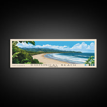 Load image into Gallery viewer, Dominical Beach, Costa Rica Panoramic Print, Vacation Gift, Costa Rica Wall Art, Beach Painting, Beach Decor, Beach Or Lakehouse Art