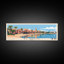 Load image into Gallery viewer, El Gouna, Egypt Panoramic Print, Vacation Gift, Egypt Wall Art, Vacation Wall Art, Vacatation Memories, Beach Decor, Beach Or Lakehouse Art