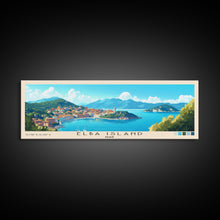 Load image into Gallery viewer, Elba Island, Italy Panoramic Print, Vacation Gift, Italy Wall Art, Vacation Wall Art, Vacatation Memories, Beach Decor, Beach Or Lakehouse Art