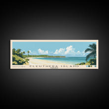 Load image into Gallery viewer, Eleuthera Island, Bahamas Panoramic Beach Print, Vacation Gift, Bahamas Wall Art, Beach Painting, Beach Decor, Beach Painting
