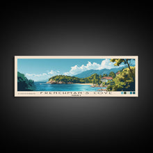 Load image into Gallery viewer, Frenchman’s Cove, Jamaica Panoramic Beach Print, Vacation Gift, Jamaica Wall Art, Beach Painting, Beach Decor, Beach Painting