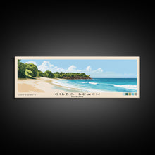 Carregar imagem no visualizador da galeria, Gibbs Beach, Barbados Panoramic Beach Print, Vacation Gift, Barbados Wall Art, Beach Painting, Beach Decor, Beach Painting