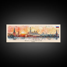 Load image into Gallery viewer, Belgorod Russia Travel Art, City Art, Framed Canvas Print or Metal Wall Art, Europe Travel Poster, Panoramic Wall Art, Extra Wide Wall Art