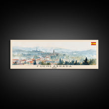 Carregar imagem no visualizador da galeria, Fuenlabrada Spain Wall Art, Panoramic Travel Poster, Panoramic Framed Canvas Print, City Wall Art, Wall Hanging Home Decor, Travel Art