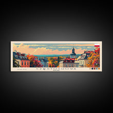Load image into Gallery viewer, Czestochowa Poland Travel Art, City Art, Framed Canvas Print or Metal Wall Art, Europe Travel Poster, Panoramic Wall Art, Extra Wide Wall Art