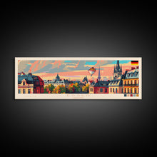 Load image into Gallery viewer, Essen Germany Travel Print Wall Art, Panoramic City Art, Travel Art, Wall Decor, Vacation Gift, Framed Canvas Print Or Metal Art