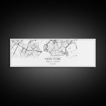 Load image into Gallery viewer, Panoramic New York City Map, New York Art, Map Print, Minimalist Wall Art, Canvas Art, Housewarming Gift, Street Map Art, Closing Gift