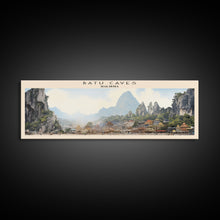 Load image into Gallery viewer, Batu Caves Travel Print Wall Art, Travel Poster Print, Retro Style COUNTRY Home Decor, Wall Hanging, Travel Gift Idea, Unique Metal Art