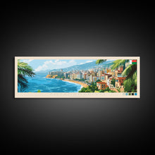 Load image into Gallery viewer, Antananarivo, Madagascar Panoramic Travel Poster Canvas Print, Antananarivo, Madagascar Painting, Madagascar Art, Antananarivo Panoramic Travel Art, Travel Painting