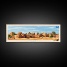 Carregar imagem no visualizador da galeria, Awdal, Somalia Panoramic Travel Poster Canvas Print, Awdal, Somalia Painting, Somalia Art, Awdal Panoramic Travel Art, Travel Painting