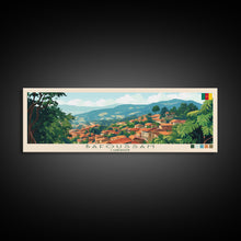 Carregar imagem no visualizador da galeria, Bafoussam, Cameroon Travel Poster Panoramic Canvas Print, Bafoussam, Cameroon Painting, Cameroon Art, Bafoussam Travel Art, Guest Room Painting