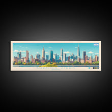 Carregar imagem no visualizador da galeria, Buenos Aires, Argentina Panoramic Travel Poster Canvas Print, Buenos Aires, Argentina Painting, Argentina Art, Buenos Aires Panoramic Travel Art, Travel Painting