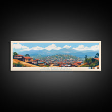 Carregar imagem no visualizador da galeria, Butembo, Congo Panoramic Travel Poster Canvas Print, Butembo, Congo Painting, Congo Art, Butembo Panoramic Travel Art, Travel Painting