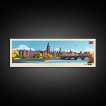Carregar imagem no visualizador da galeria, Carlisle, England Travel Poster Panoramic Canvas Print, Carlisle, England Painting, England Art, Carlisle Travel Art, Guest Room Painting