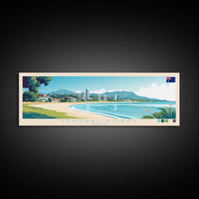 Cargar imagen en el visor de la galería, Central Coast, Australia Panoramic Travel Poster Canvas Print, Central Coast, Australia Painting, Australia Art, Central Coast Panoramic Travel Art, Travel Painting