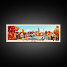 Cargar imagen en el visor de la galería, Chelmsford, England Travel Poster Panoramic Canvas Print, Chelmsford, England Painting, England Art, Chelmsford Travel Art, Guest Room Painting