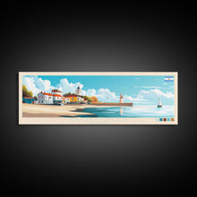 Cargar imagen en el visor de la galería, Corrientes, Argentina Travel Poster Panoramic Canvas Print, Corrientes, Argentina Painting, Argentina Art, Corrientes Travel Art, Guest Room Painting