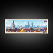 Load image into Gallery viewer, Coventry, England Travel Poster Panoramic Canvas Print, Coventry, England Painting, England Art, Coventry Travel Art, Guest Room Painting