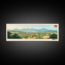 Load image into Gallery viewer, Dessie, Ethiopia Panoramic Travel Poster Canvas Print, Dessie, Ethiopia Painting, Ethiopia Art, Dessie Panoramic Travel Art, Travel Painting