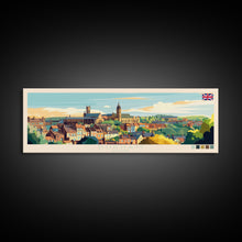 Load image into Gallery viewer, Durban, South Africa Panoramic Travel Poster Canvas Print, Durban, South Africa Painting, South Africa Art, Durban Travel Art, Living Room Painting