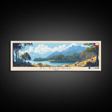 Load image into Gallery viewer, El Bosque, Chile Panoramic Travel Poster Canvas Print, El Bosque, Chile Painting, Chile Art, El Bosque Travel Art, Guest Room Painting