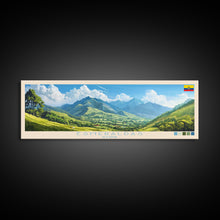 Load image into Gallery viewer, Esmeraldas, Ecuador Panoramic Travel Poster Canvas Print, Esmeraldas, Ecuador Painting, Ecuador Art, Esmeraldas Travel Art, Guest Room Painting