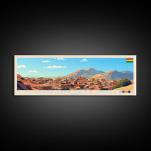 Cargar imagen en el visor de la galería, Santa Cruz de la Sierra, Bolivia Panoramic Travel Poster Canvas Print, Santa Cruz de la Sierra, Bolivia Painting, Bolivia Art, Santa Cruz de la Sierra Travel Art, Living Room Painting