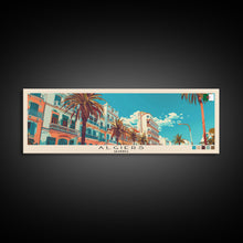 Carregar imagem no visualizador da galeria, Algiers, Algeria Panoramic Canvas Print, Algiers, Algeria Painting, Algeria Art, Algiers Travel Poster, Travel Art, Guest Room Painting