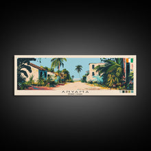 Load image into Gallery viewer, Anyama, Ivory Coast Panoramic Canvas Print, Anyama, Ivory Coast Painting, Ivory Coast Art, Anyama Travel Poster, Travel Art, Guest Room Painting