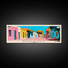 Carregar imagem no visualizador da galeria, Bahia Blanca, Argentina Panoramic Canvas Print, Bahia Blanca, Argentina Painting, Argentina Art, Bahia Blanca Travel Poster, Travel Art, Guest Room Painting