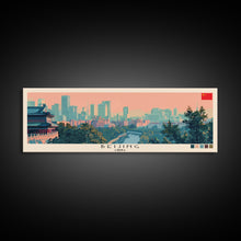 Load image into Gallery viewer, Beijing, China Panoramic Canvas Print, Beijing, China Painting, China Art, Beijing Travel Poster, Travel Art, Housewarming Gift